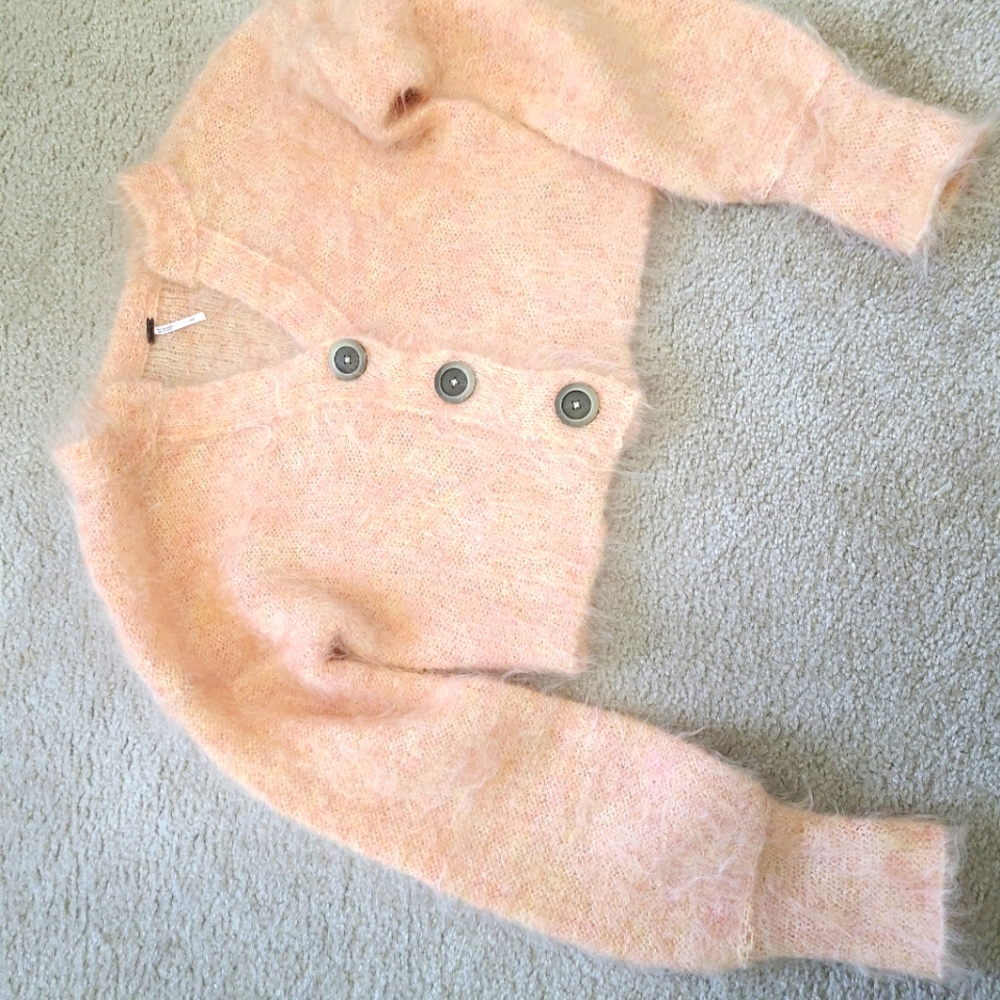 Free people fluffy mohair sweater